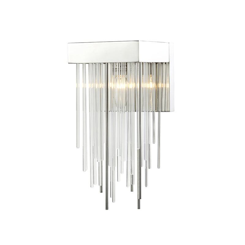 Zeev Lighting WS70044-1-PN One Light Wall Sconce, Polished Nickel