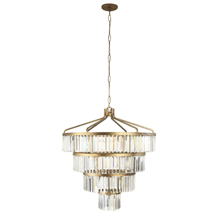 Varaluz 297P19HG 19 Light Pendant, Havana Gold