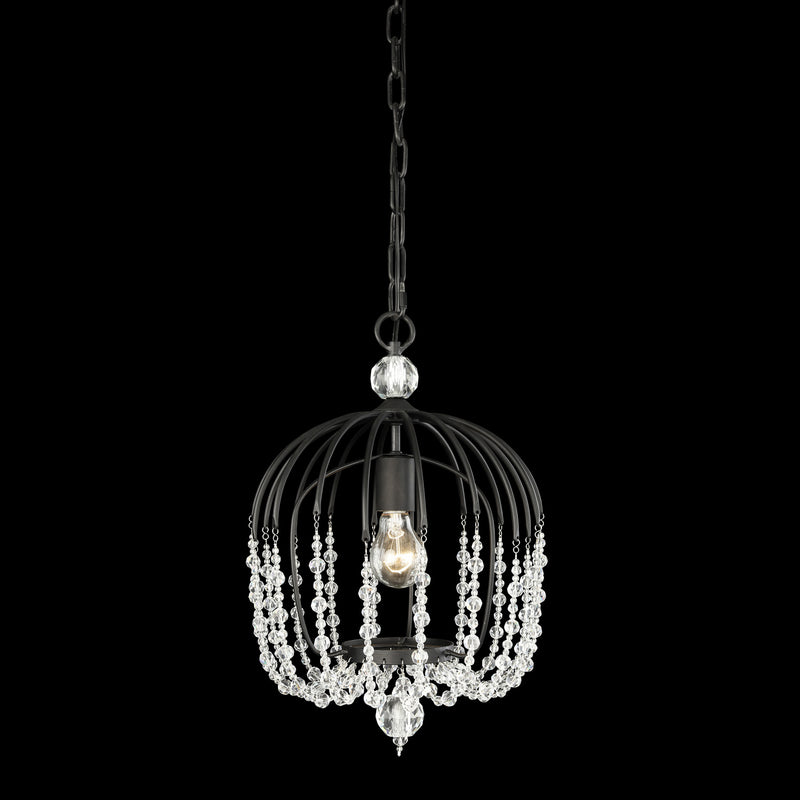 Varaluz 343P01MB One Light Pendant, Matte Black