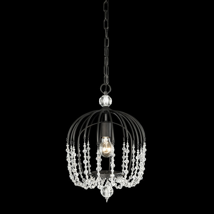 Varaluz 343P01MB One Light Pendant, Matte Black
