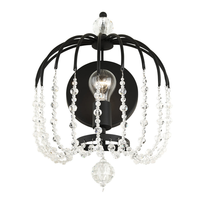 Varaluz 343W01MB One Light Wall Sconce, Matte Black