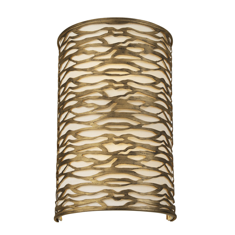 Varaluz 348W02HG Two Light Wall Sconce, Havana Gold