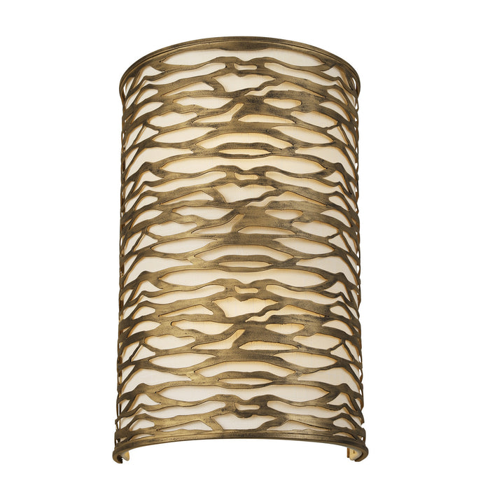Varaluz 348W02HG Two Light Wall Sconce, Havana Gold