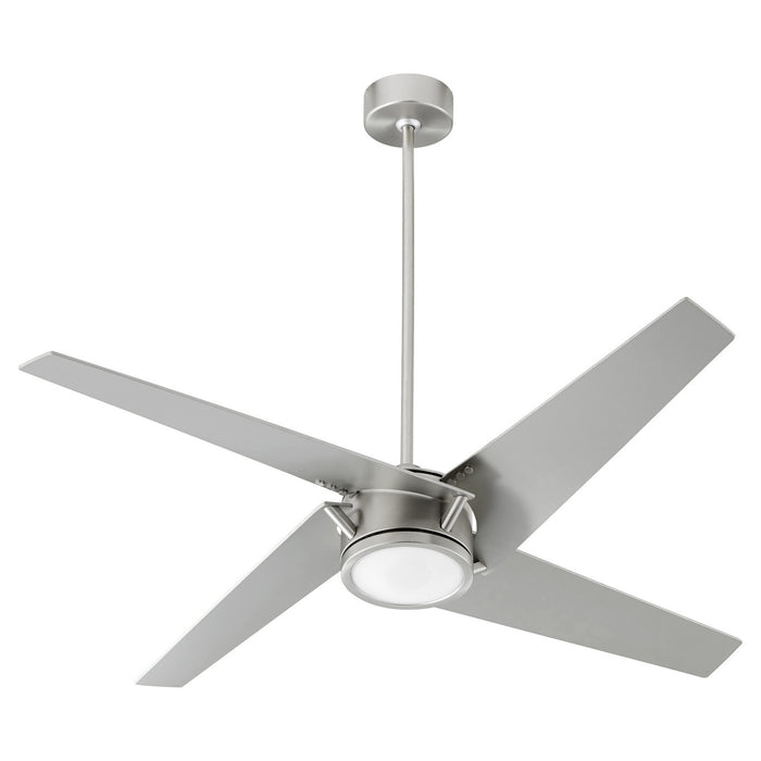 Quorum 26544-65 54" Ceiling Fan, Satin Nickel