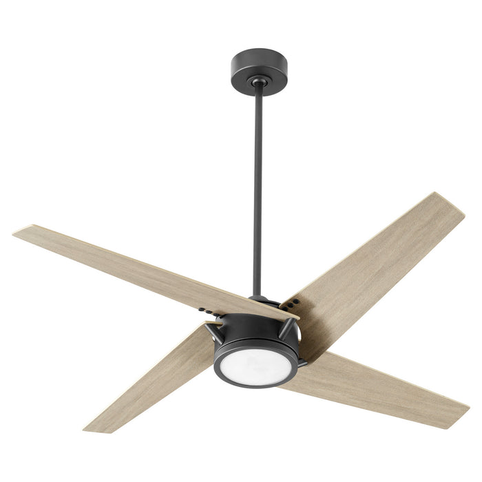 Quorum 26544-69 54" Ceiling Fan, Textured Black