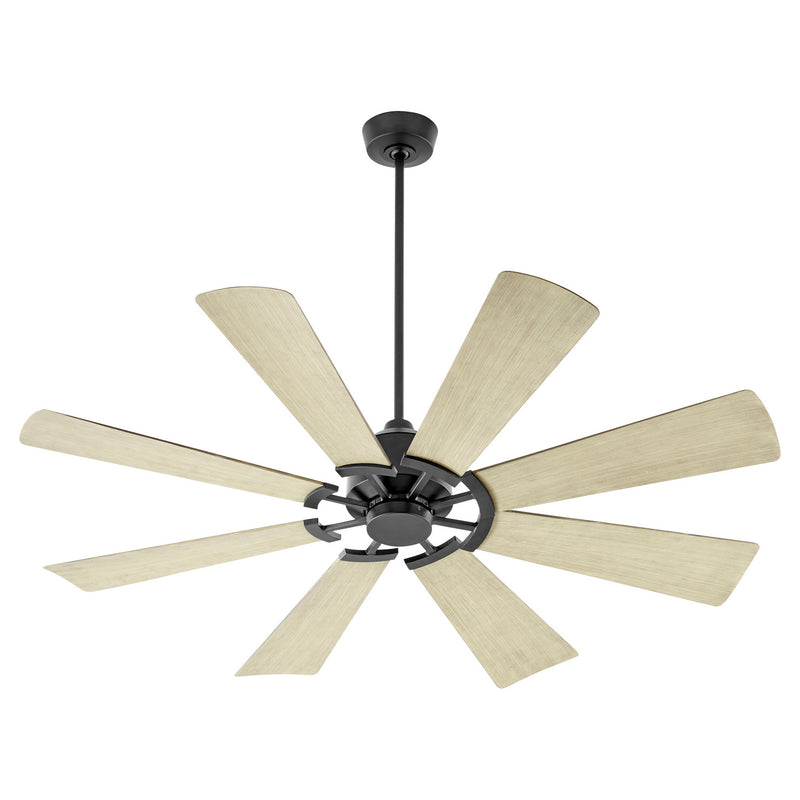 Quorum 30608-59 60"Patio Fan, Matte Black