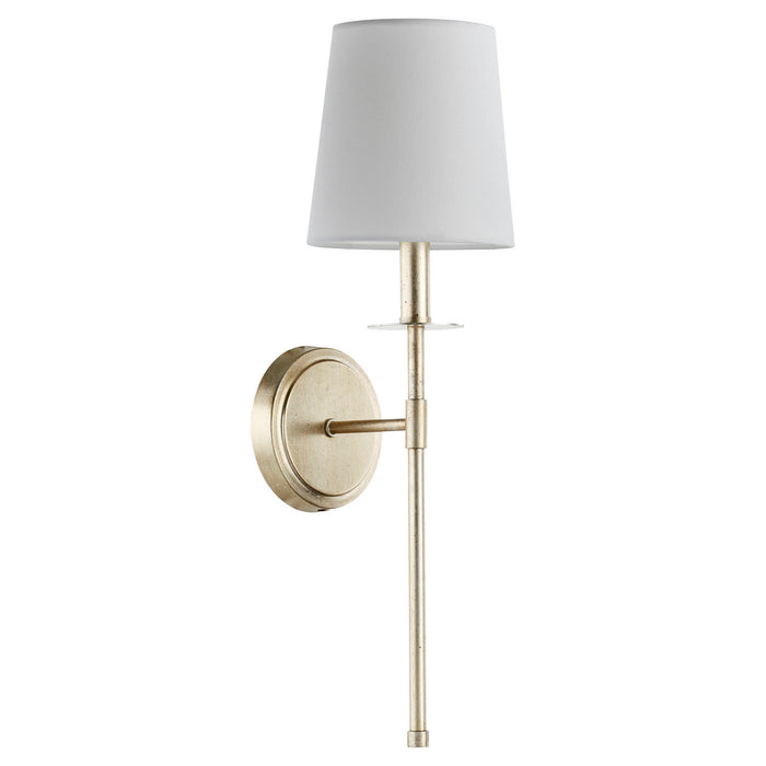 Quorum 514-1-60 One Light Wall Mount, Aged Silver Leaf