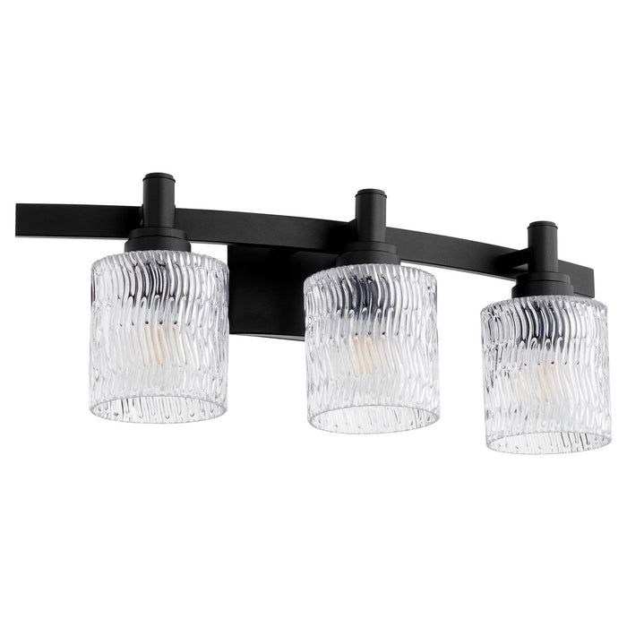 Quorum 5184-3-69 Three Light Vanity, Textured Black