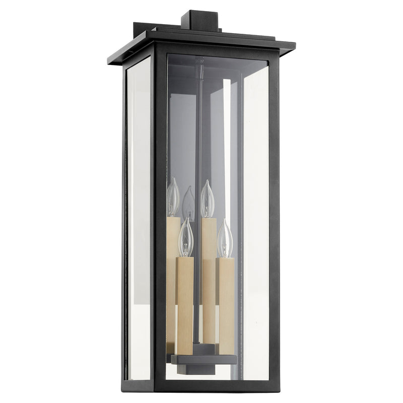 Quorum 7127-4-69 Four Light Lantern, Textured Black