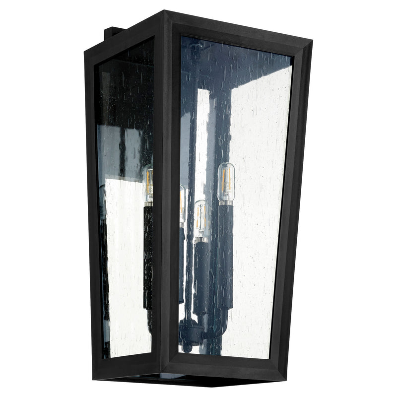 Quorum 715-10-69 Four Light Wall Mount, Textured Black