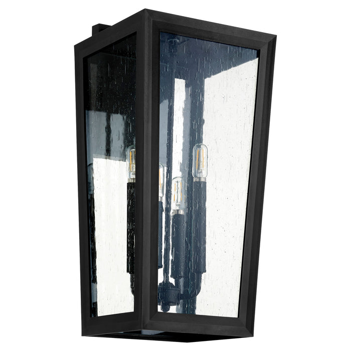 Quorum 715-10-69 Four Light Wall Mount, Textured Black