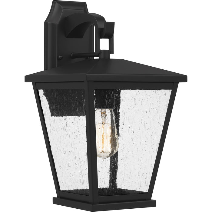 Quoizel JFY8409MBK One Light Outdoor Wall Mount, Matte Black