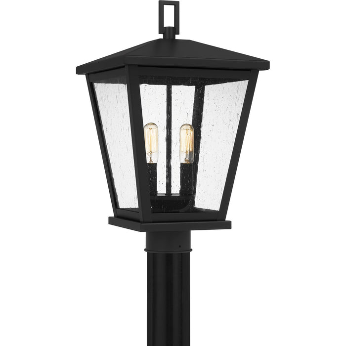 Quoizel JFY9011MBK One Light Outdoor Post Mount, Matte Black