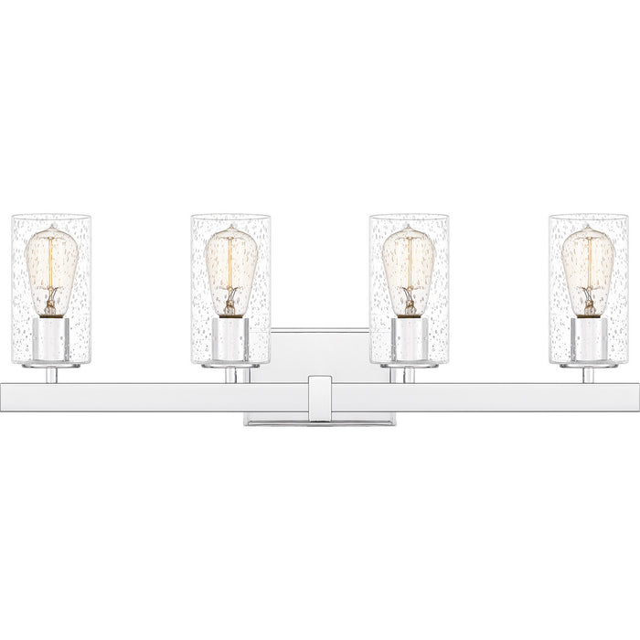 Quoizel KIR8628C Four Light Bath, Polished Chrome