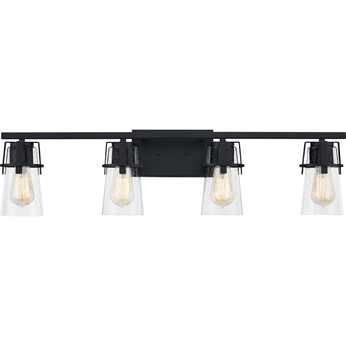 Quoizel KNX8632MBK Four Light Bath, Matte Black