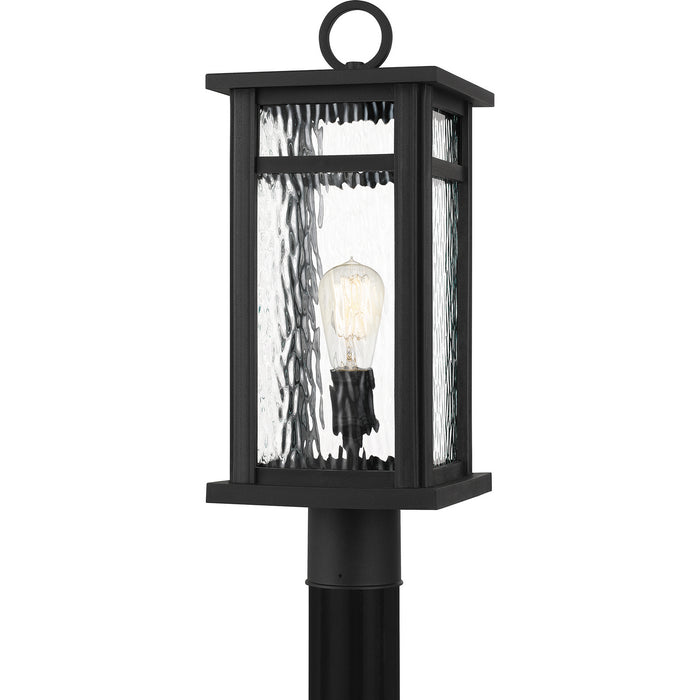 Quoizel MOI9008EK One Light Outdoor Post Mount, Earth Black