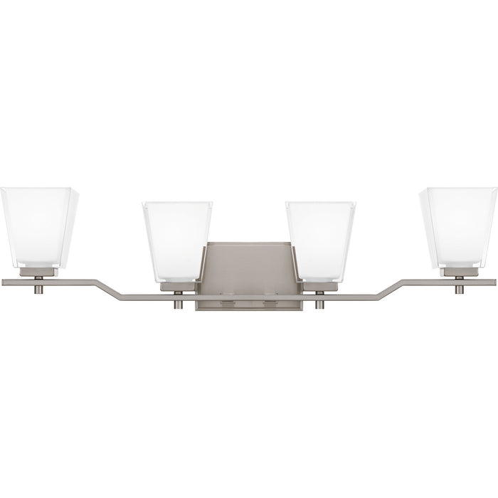 Quoizel MYR8630BN Four Light Bath, Brushed Nickel