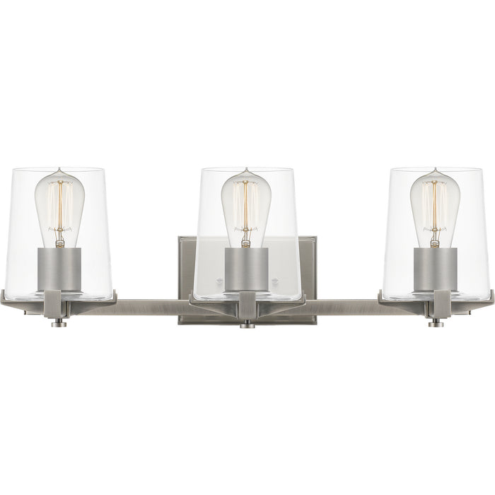 Quoizel PRY8624AN Three Light Bath, Antique Nickel