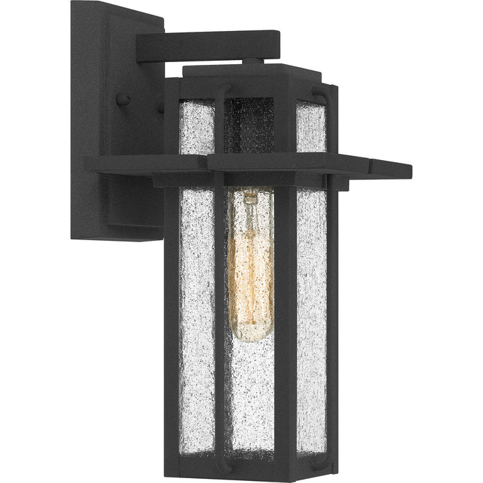Quoizel RDL8407MB One Light Outdoor Wall Mount, Mottled Black