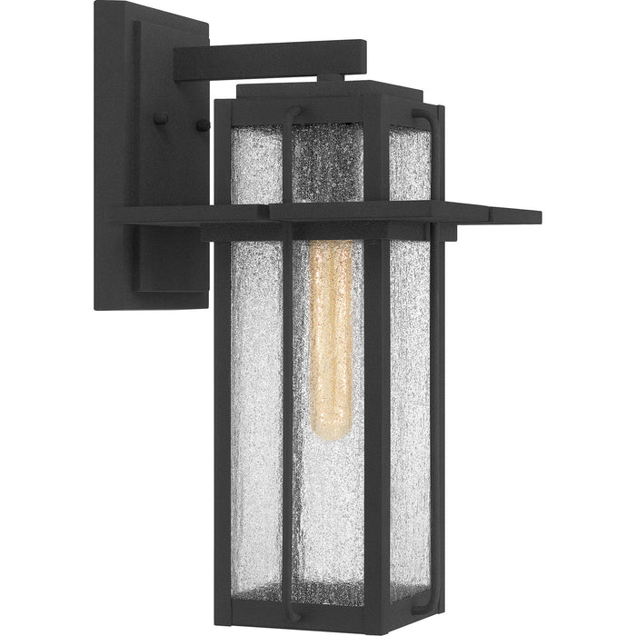 Quoizel RDL8409MB One Light Outdoor Wall Mount, Mottled Black