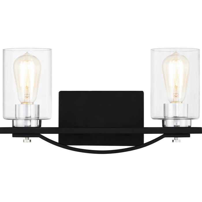 Quoizel SLE8616MBK Two Light Bath, Matte Black