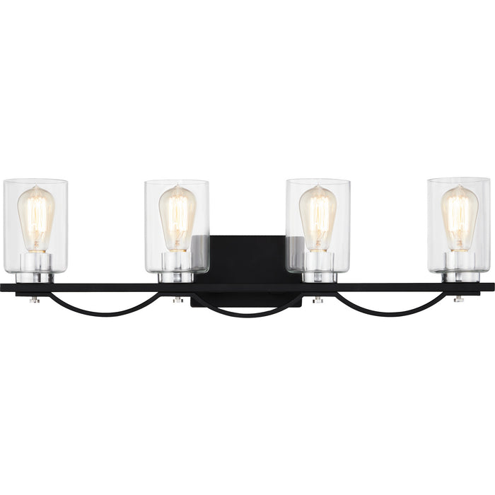 Quoizel SLE8630MBK Four Light Bath, Matte Black
