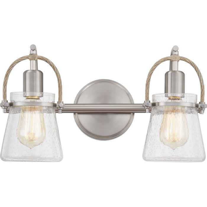 Quoizel STF8616BN Two Light Bath, Brushed Nickel