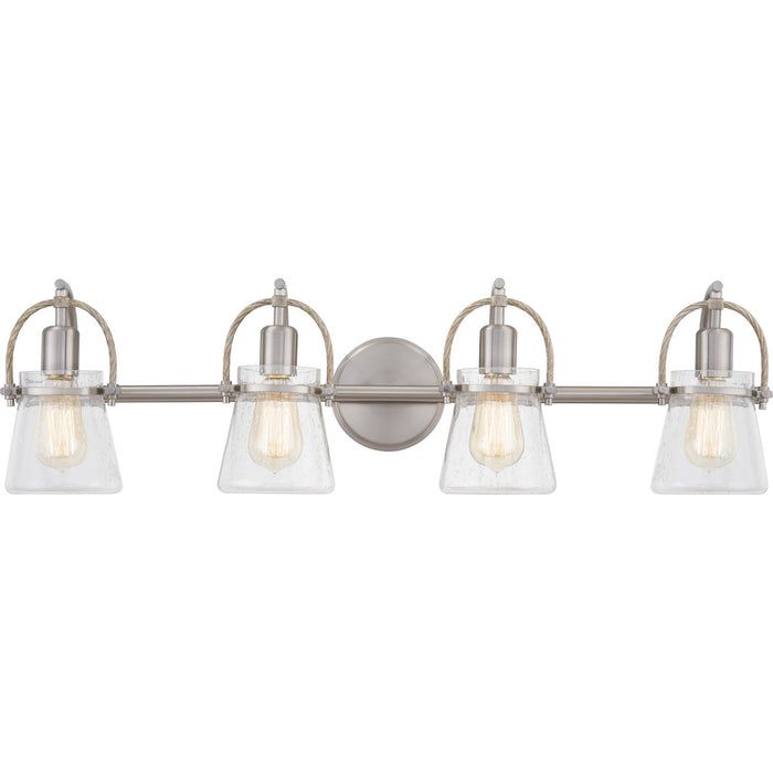 Quoizel STF8632BN Four Light Bath, Brushed Nickel