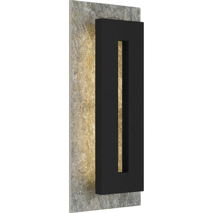 Quoizel TTE8308EK LED Outdoor Wall Mount, Earth Black
