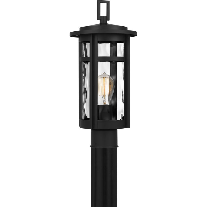 Quoizel UMA9008MBK One Light Outdoor Post Mount, Matte Black