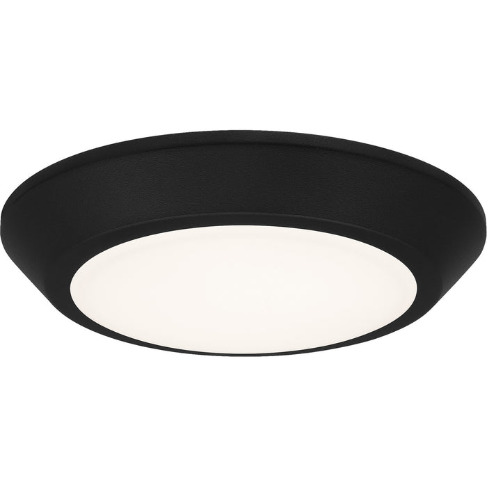 Quoizel VRG1605EK LED Flush Mount, Earth Black