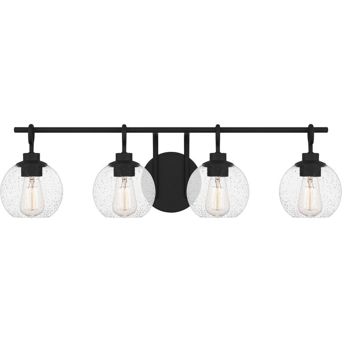 Quoizel WTN8632MBK Four Light Bath, Matte Black