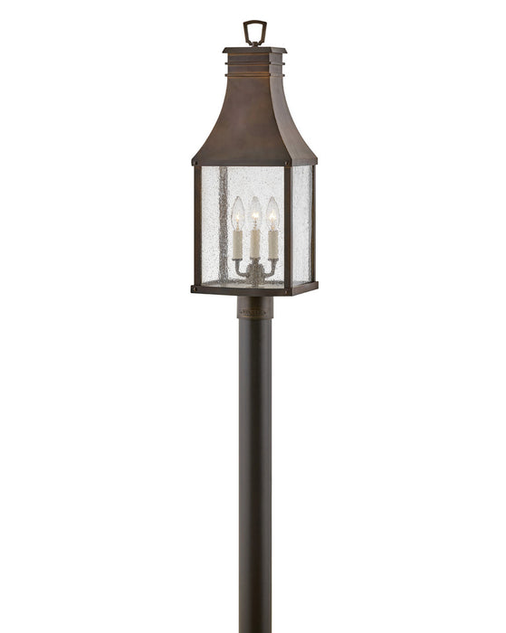Hinkley 17461BLC LED Post Top or Pier Mount, Blackened Copper