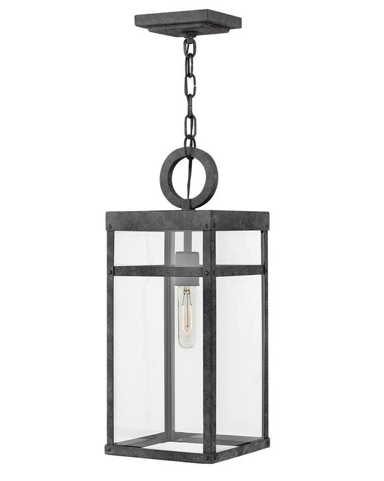 Hinkley 2802DZ-LL LED Hanging Lantern, Aged Zinc