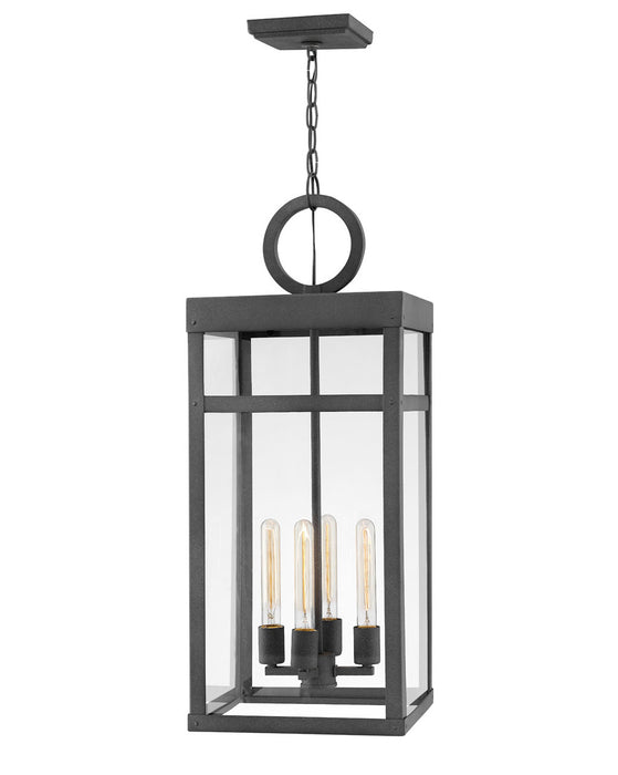 Hinkley 2808DZ-LL LED Lantern, Aged Zinc