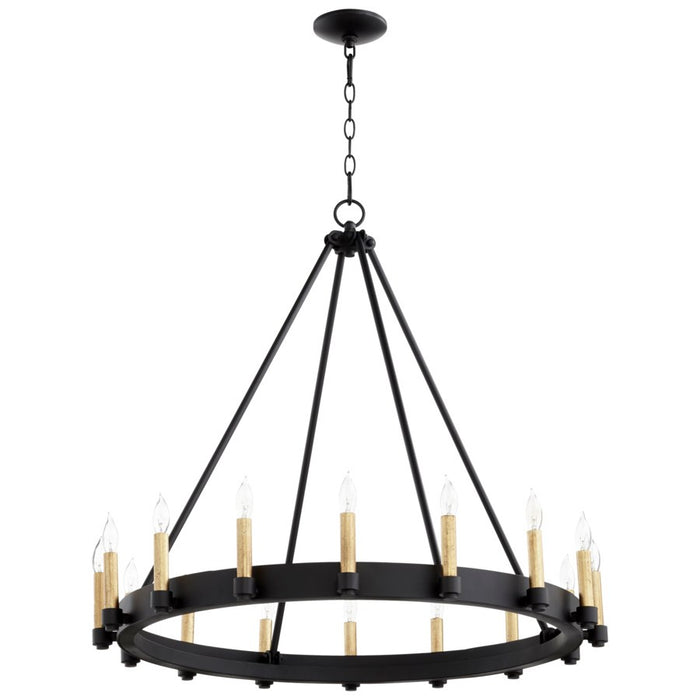 Cyan 10385 16 Light Chandelier, Noir
