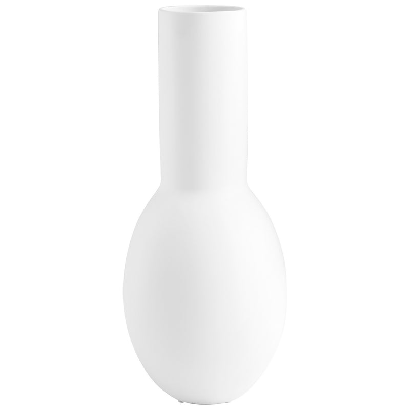 Cyan 10538 Vase, Matte White