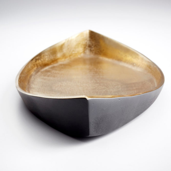 Cyan 10618 Tray, Matt Black And Gold