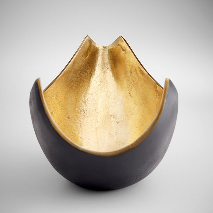Cyan 10620 Tray, Matt Black And Gold