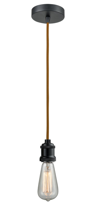 Innovations 100BK-10CR-1BK One Light Mini Pendant, Matte Black