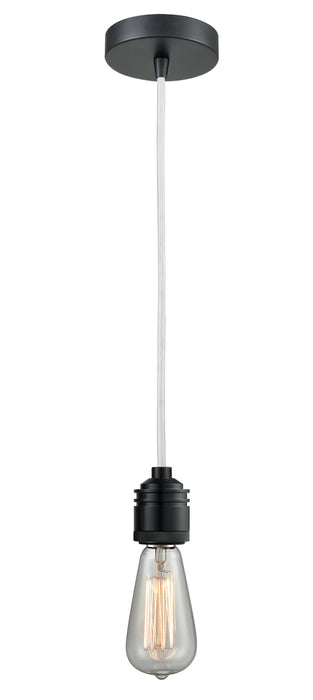 Innovations 100BK-10W-2BK One Light Mini Pendant, Matte Black