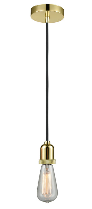 Innovations 100GD-10BK-0GD One Light Mini Pendant, Gold