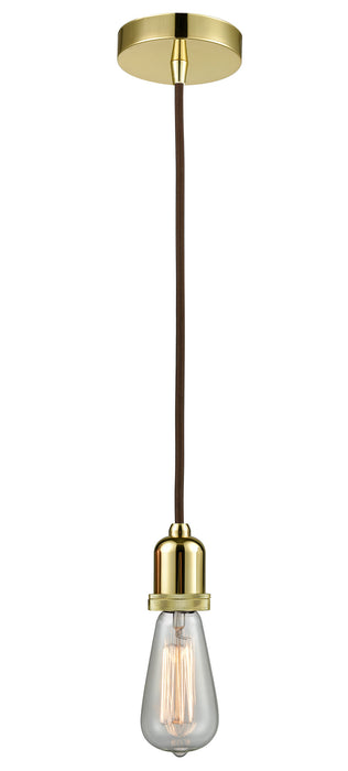 Innovations 100GD-10BR-0GD One Light Mini Pendant, Gold