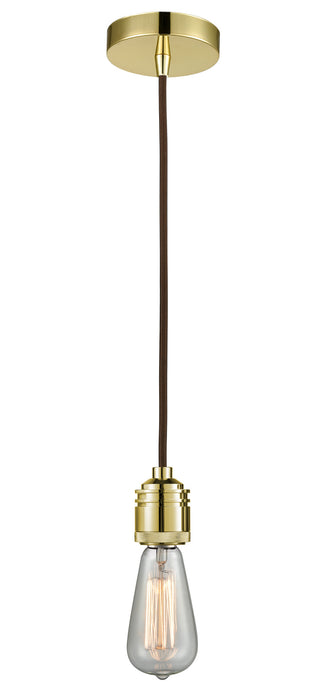 Innovations 100GD-10BR-2GD One Light Mini Pendant, Gold