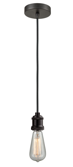 Innovations 100OB-10BK-1OB One Light Mini Pendant, Oil Rubbed Bronze