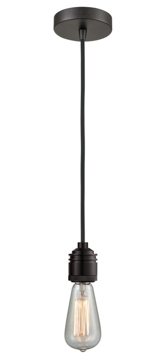 Innovations 100OB-10BK-2OB One Light Mini Pendant, Oil Rubbed Bronze