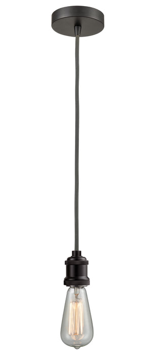 Innovations 100OB-10GY-1OB One Light Mini Pendant, Oil Rubbed Bronze