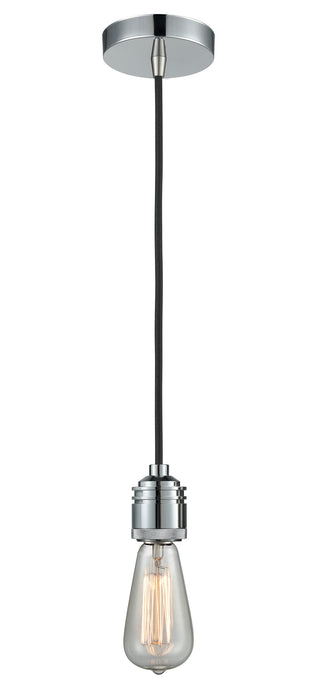 Innovations 100PC-10BK-2PC One Light Mini Pendant, Polished Chrome