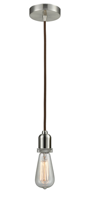 Innovations 100SN-10BR-0SN One Light Mini Pendant, Satin Nickel