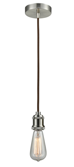 Innovations 100SN-10BR-1SN One Light Mini Pendant, Satin Nickel